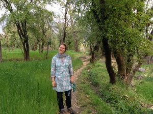 My lovely host, Christina, taking me out on a walk around her neighborhood